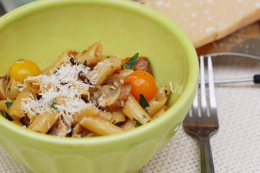 spring lemon pasta, risotto style