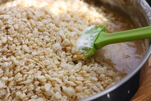 Salted Caramel Rice Krispie Treats – A Cozy Kitchen