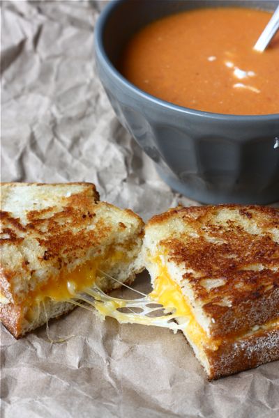 Goat Cheese Tomato Soup (with a Grilled Cheese) – A Cozy Kitchen