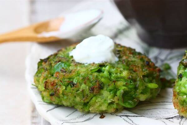 pea fritters