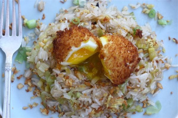 Ginger Fried Rice + 5-Minute Fried Egg // www.acozykitchen.com