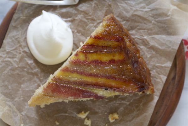 Banana Bourbon Upside Down Cake