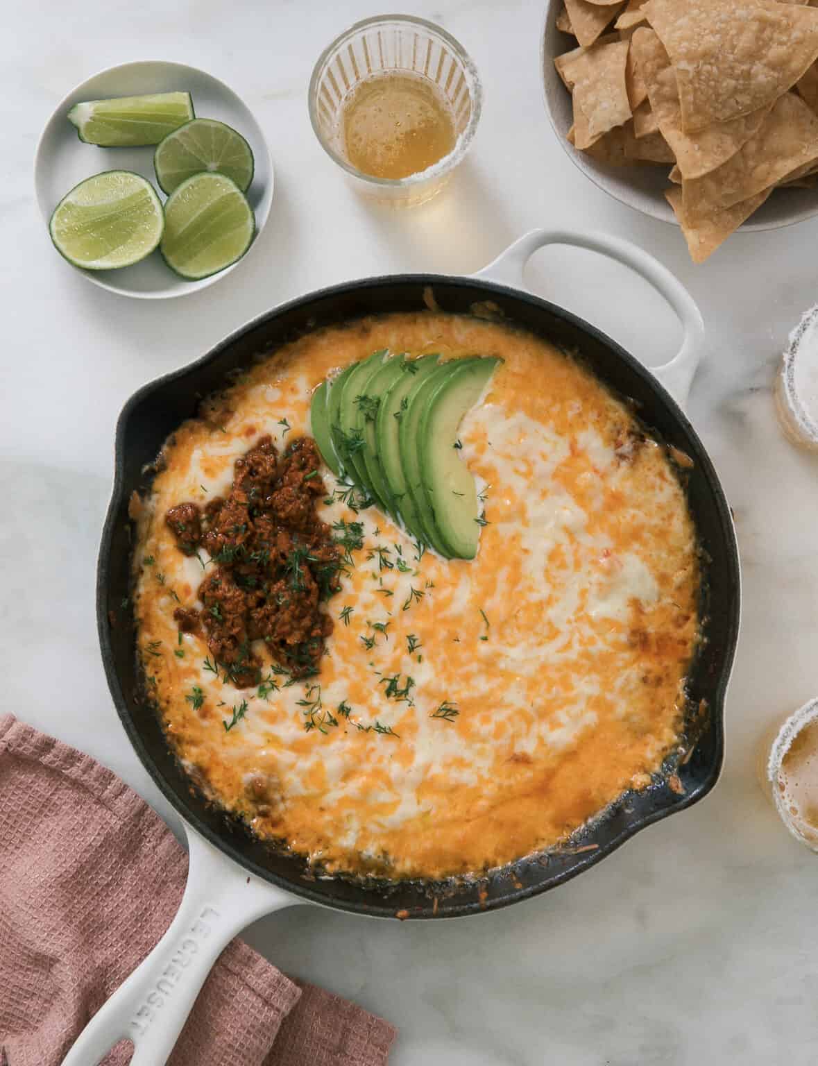 Queso Fundido (Baked Cheese Appetizer) A Cozy Kitchen