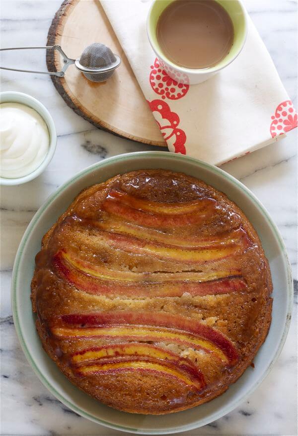 Banana Bourbon Upside Down Cake