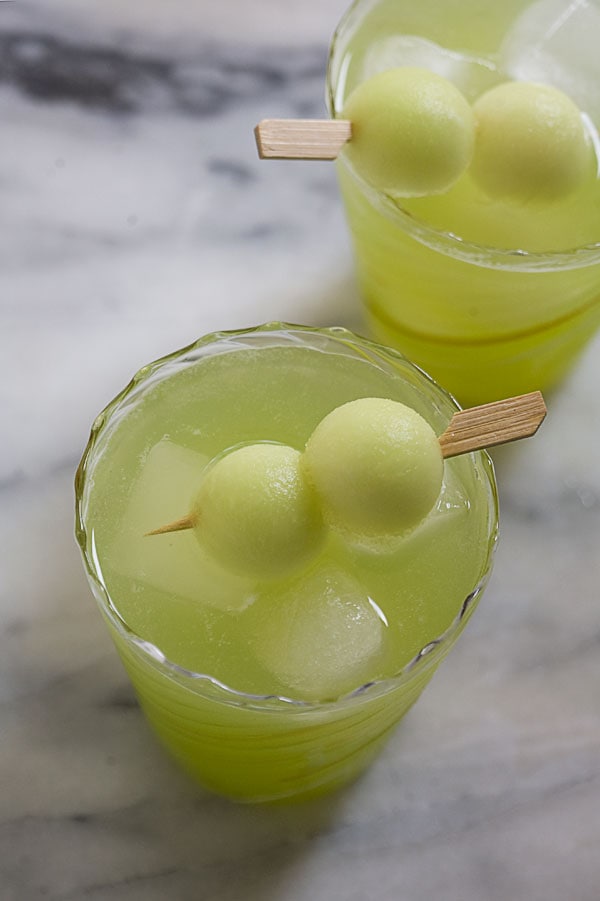 Melon Gin and Tonic // www.acozykitchen.com
