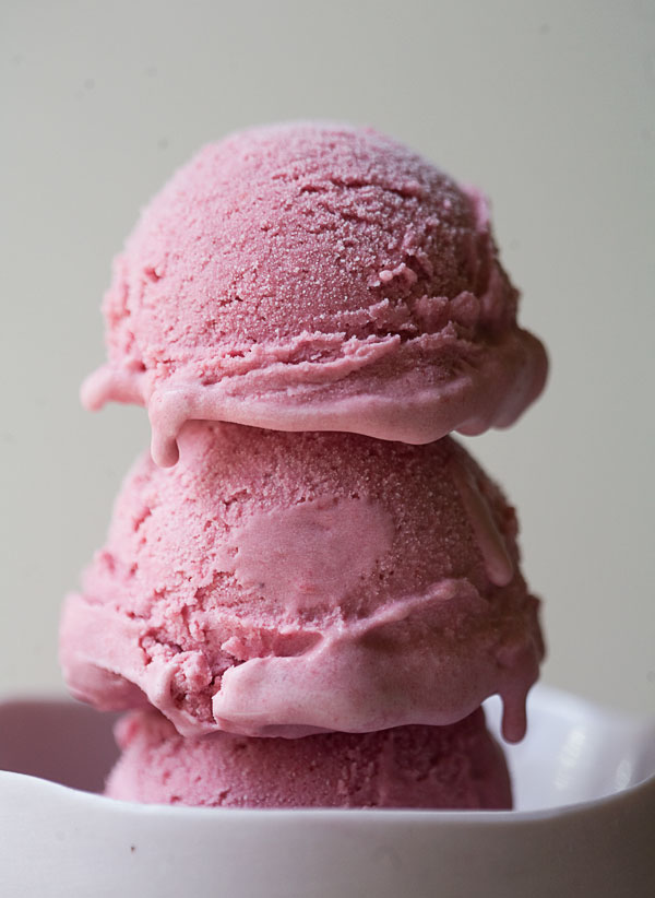 Roasted Plum Ice Cream // www.acozykitchen.com