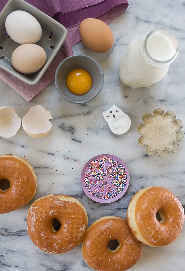 Doughnut Ice Cream // www.acozykitchen.com