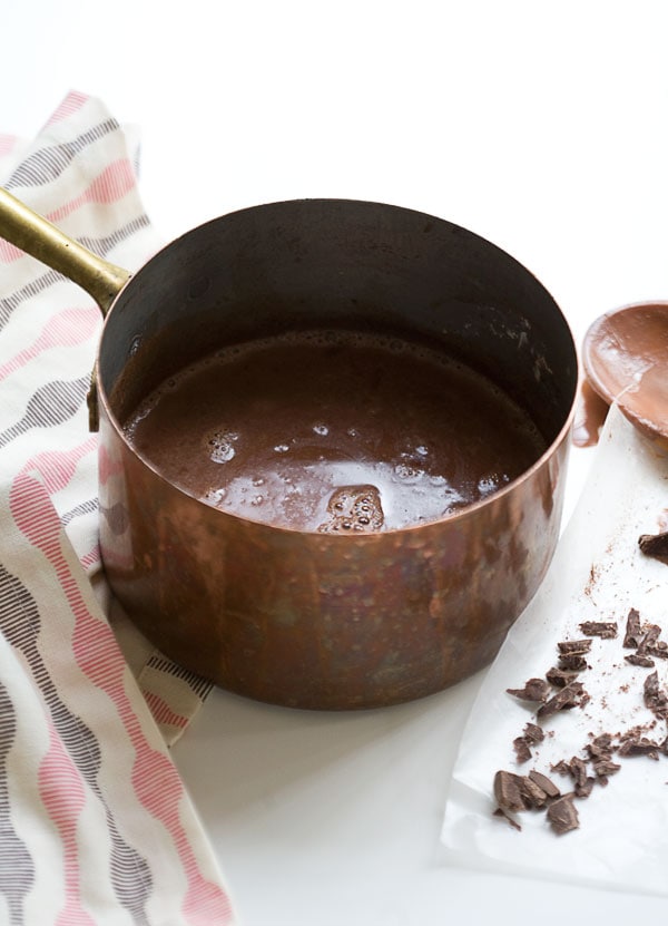 How to Make Fancy-Ass Hot Chocolate // www.acozykitchen.com