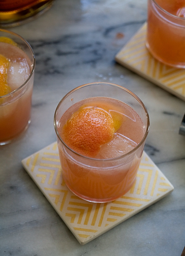 Grapefruit Old Fashioned // www.acozykitchen.com