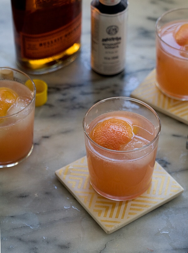 Grapefruit Old Fashioned // www.acozykitchen.com