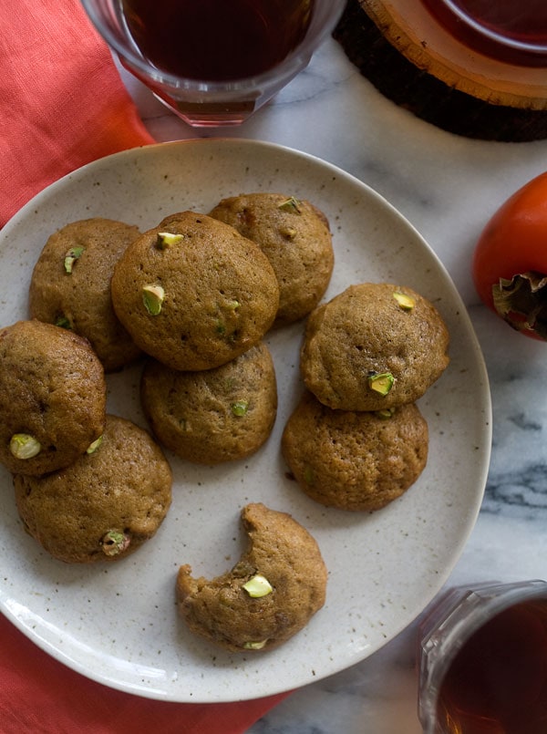 Persimmon Pistachio Cookie // www.acozykitchen.com