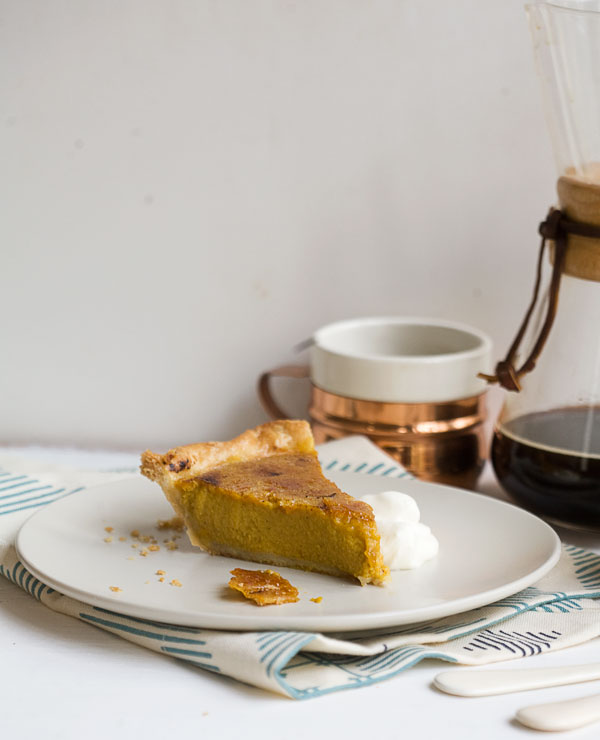 Brûléed Classic Pumpkin Pie // www.acozykitchen.com