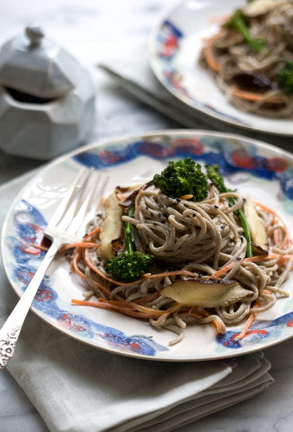 Spicy-Tahini Soba Noodles // www.acozykitchen.com