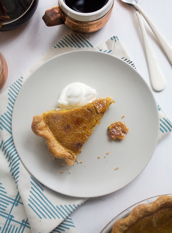 Brûléed Classic Pumpkin Pie // www.acozykitchen.com