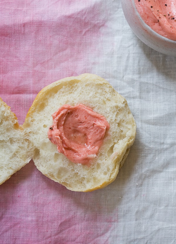 Black Pepper Strawberry Butter // www.acozykitchen.com