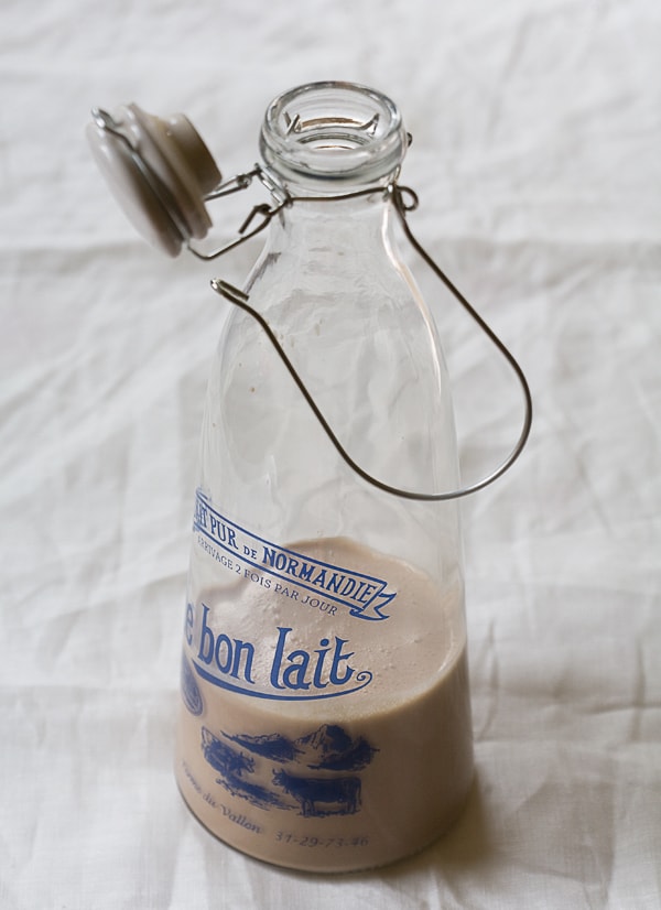 Homemade Irish Cream in jar. 