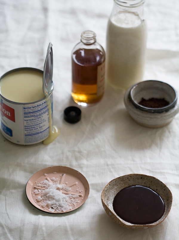 Ingredients for Homemade Irish Cream. 