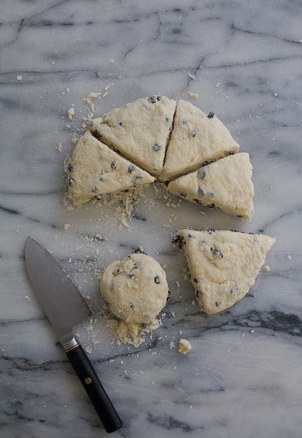 Irish Soda Bread Scones with Salty Whiskey Butter // www.acozykitchen.com