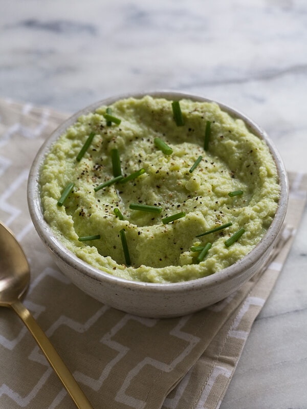 Romanesco Cauliflower Mash // www.acozykitchen.com