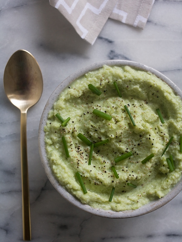 Romanesco Cauliflower Mash // www.acozykitchen.com