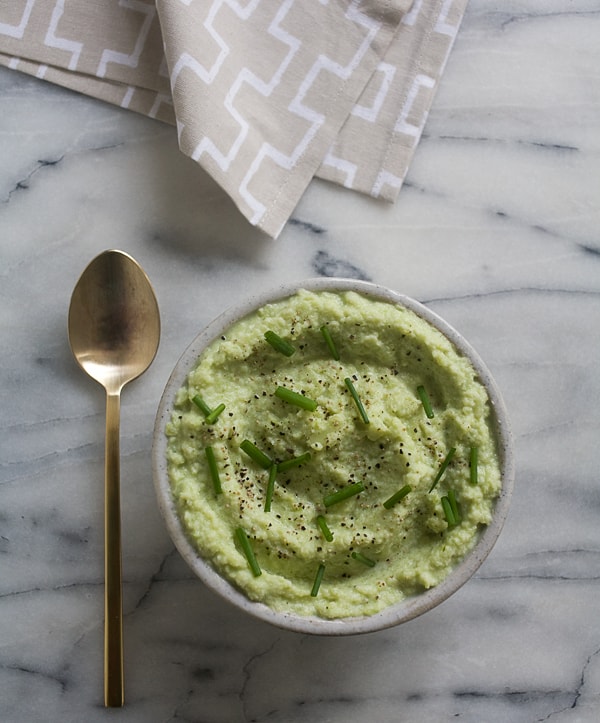 Romanesco Cauliflower Mash // www.acozykitchen.com