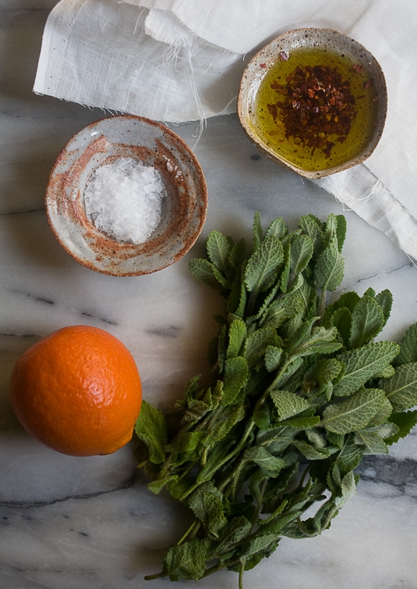 Blistered Blue Lake Beans with Chili, Mint and Orange // www.acozykitchen.com