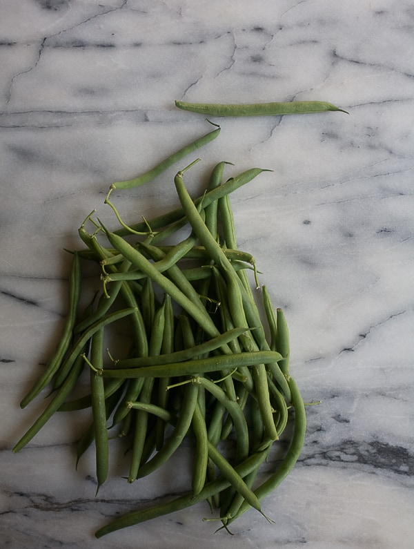 Blistered Blue Lake Beans with Chili, Mint and Orange // www.acozykitchen.com
