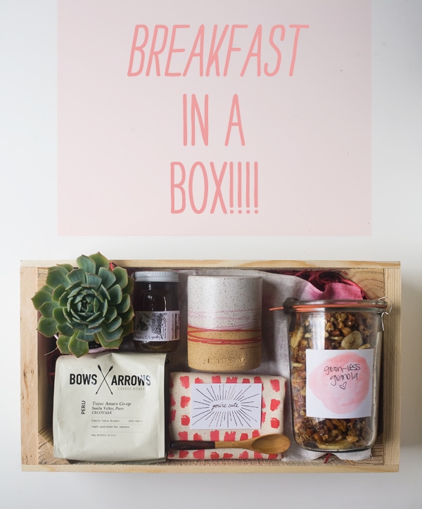 Mother's Day Gift Idea: Breakfast In a Box | www.acozykitchen.com