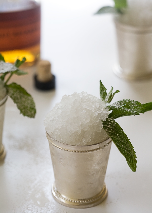 Mint Julep Granitas | www.acozykitchen.com