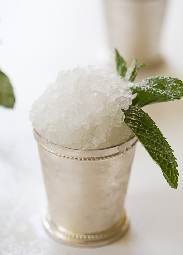 Mint Julep Granitas | www.acozykitchen.com