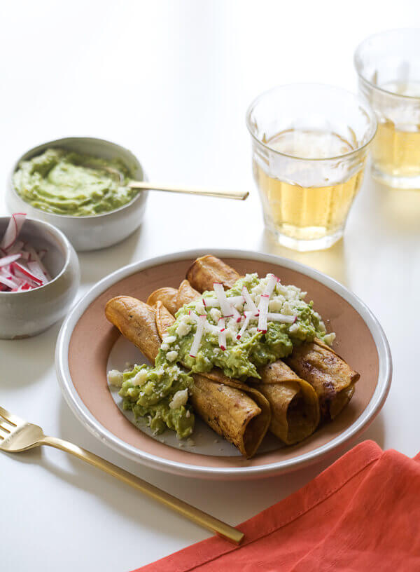 Chicken Taquitos with Avocado Crema-image
