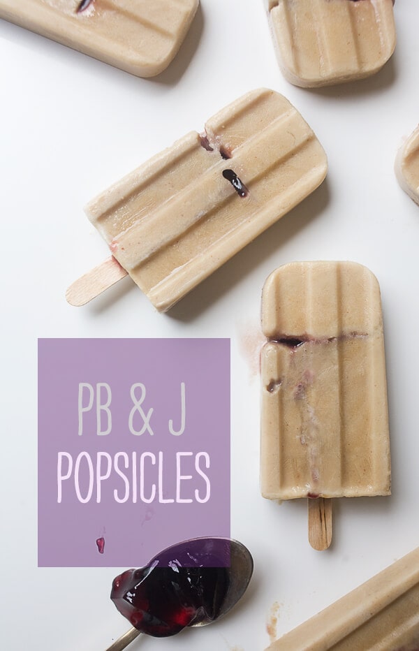 PB & J Popsicles // www.acozykitchen.com