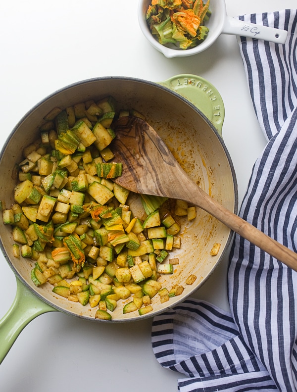 Summer Squash QuesaTaco (Quesadilla + Taco) // www.acozykitchen.com