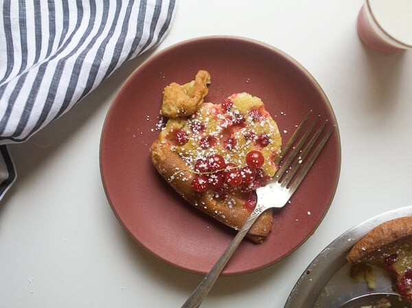 Red Currant Clafoutis | www.acozykitchen.com