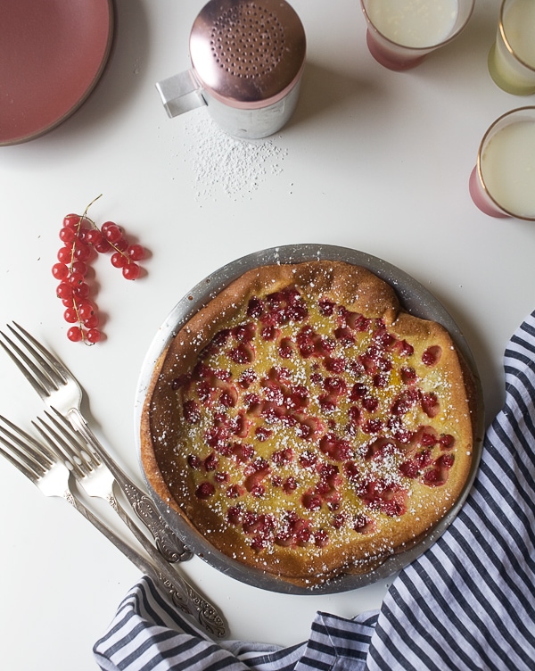 Red Currant Clafoutis | www.acozykitchen.com