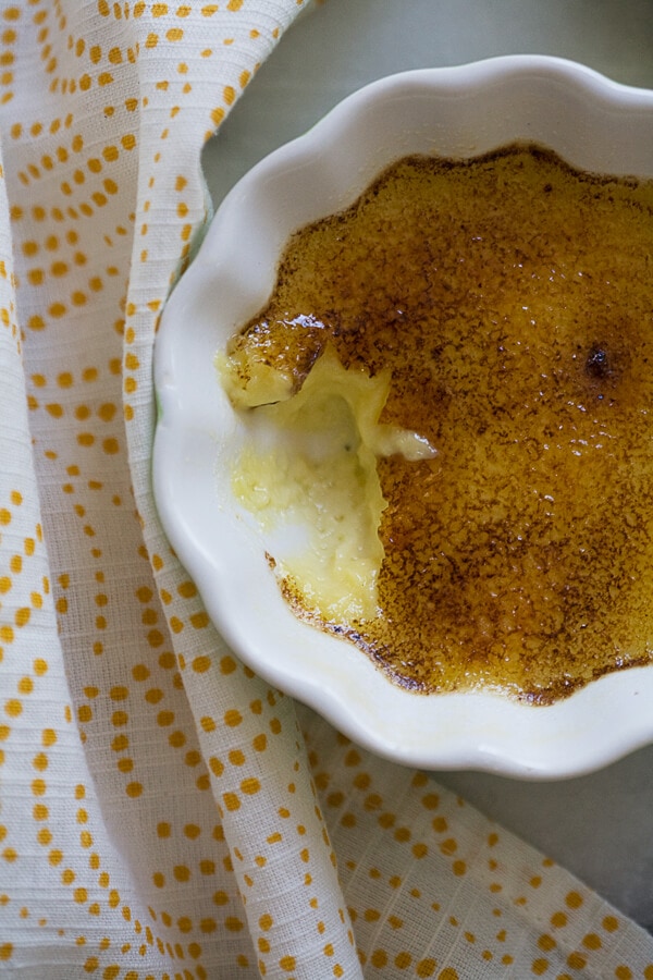 Sweet Corn Creme Brûlée // www.acozykitchen.com