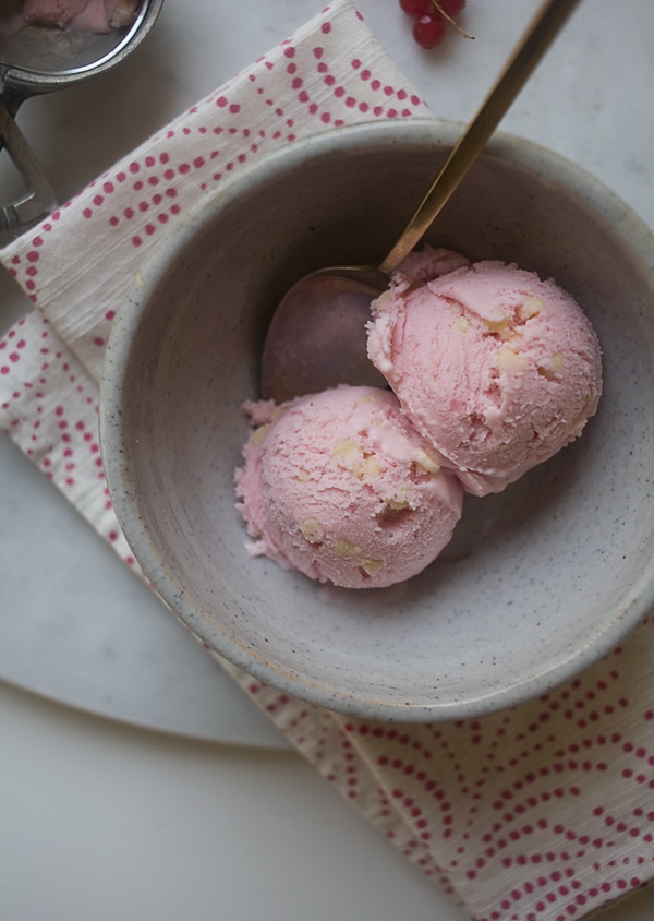 Currant White Chocolate Ice Cream | www.acozykitchen.com