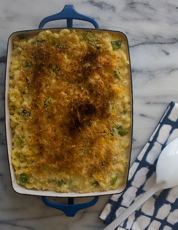 Hatch Chile Macaroni and Cheese | www.acozykitchen.com