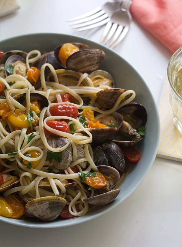 Linguine with Clams | www.acozykitchen.com