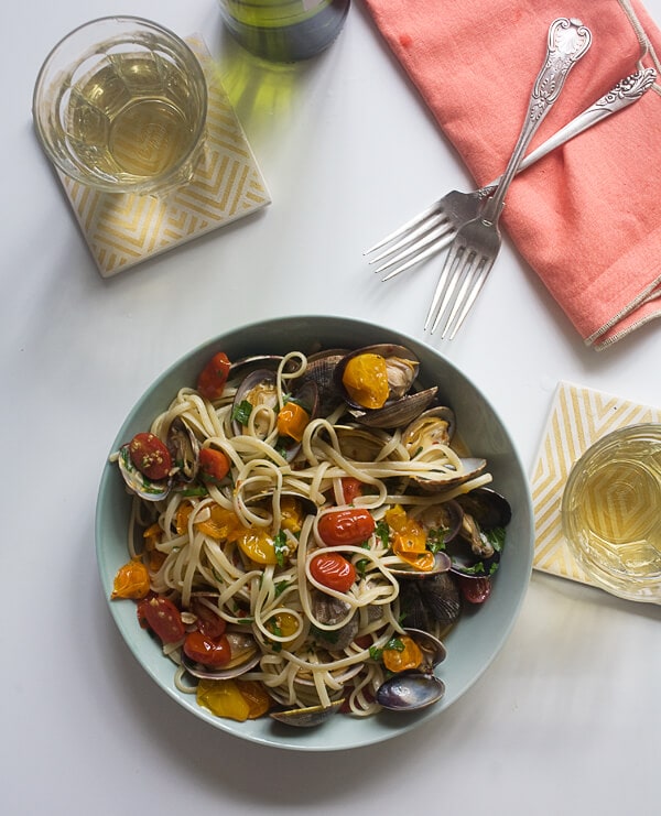 Linguine with Clams | www.acozykitchen.com