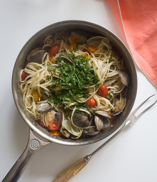 Linguine with Clams | www.acozykitchen.com