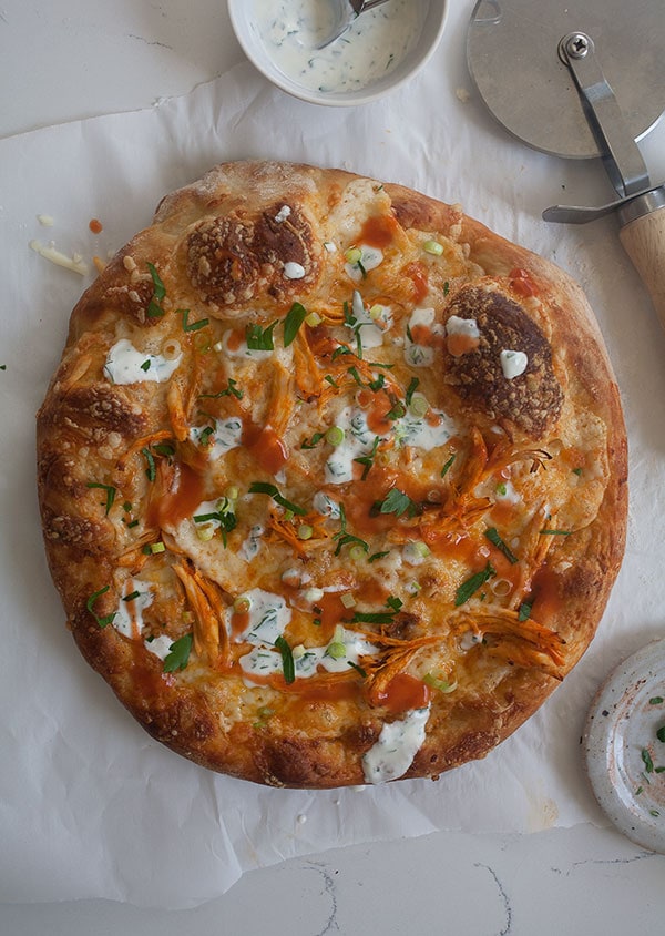 Buffalo Chicken Pizza | www.acozykitchen.com