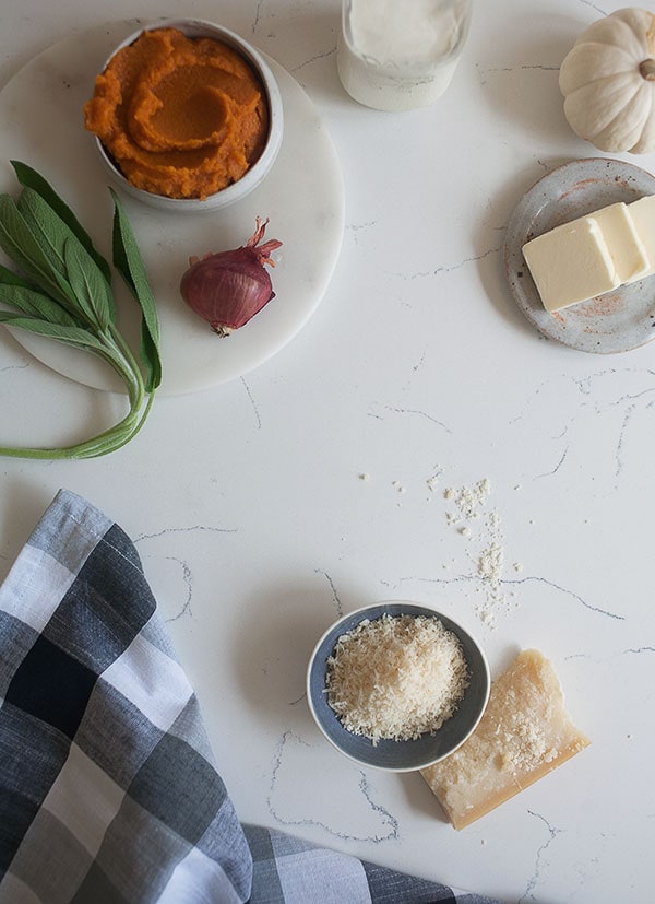 Pumpkin Sage Alfredo Pappardelle with Brown Butter | www.acozykitchen.com