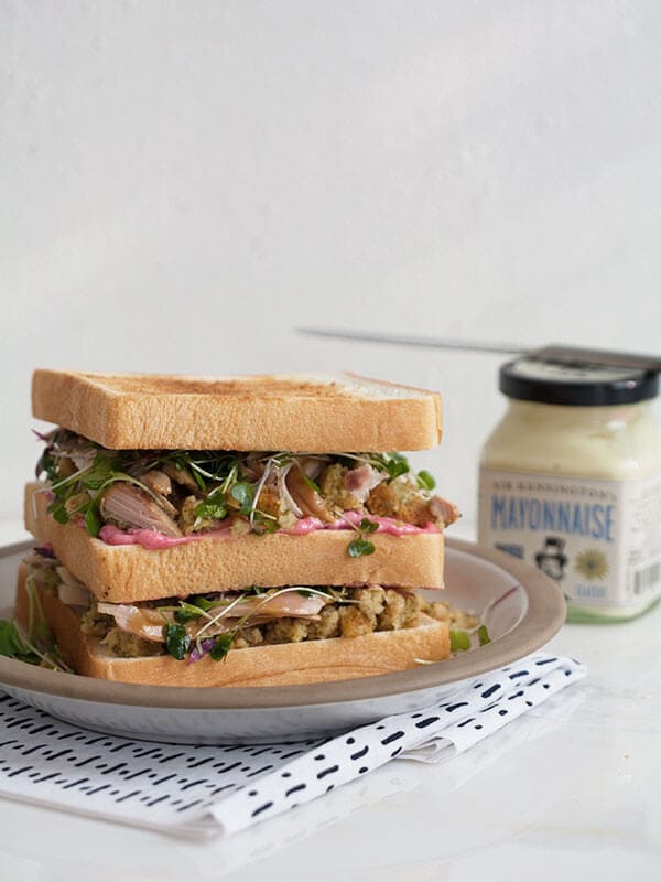 Thanksgiving Leftover Sandwich | www.acozykitchen.com