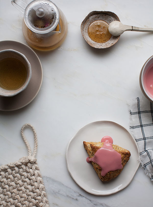 Blood Orange Poppy Seed Scones // www.acozykitchen.com