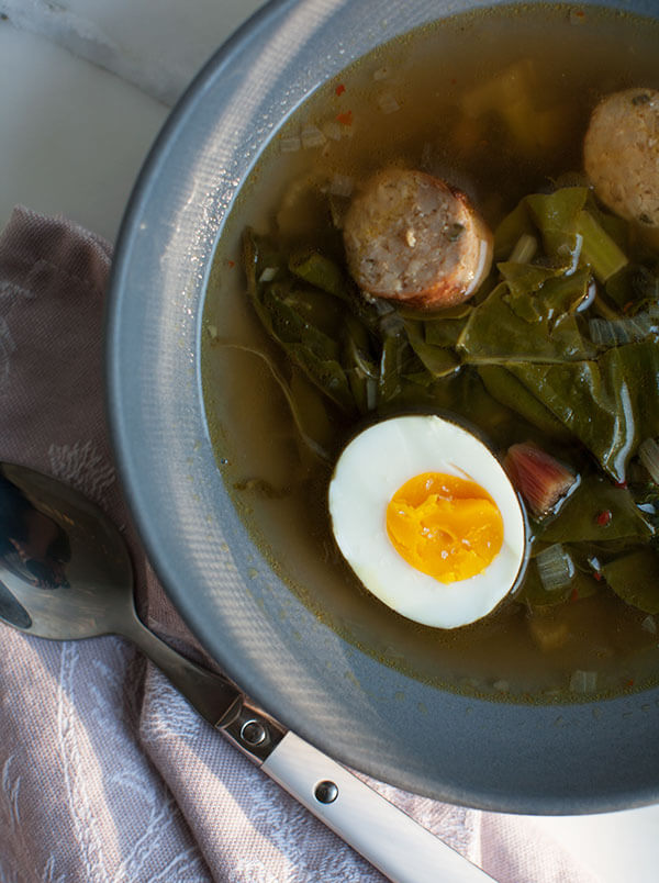 Kale and Chard Potlikker // www.acozykitchen.com