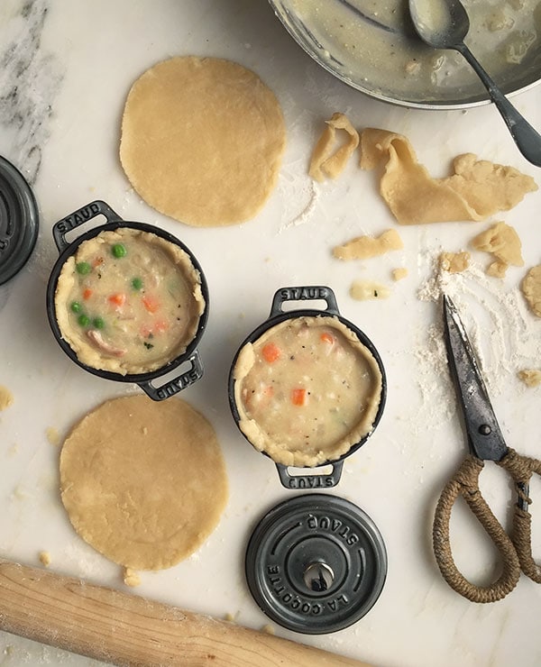 Fancy-Ass Chicken Pot Pies | www.acozykitchen.com