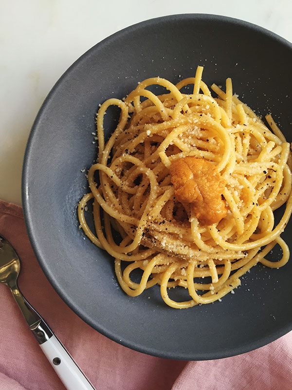 Uni Cacio e Pepe | www.acozykitchen.com