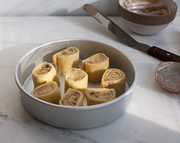 Orange Cardamom Sweet Rolls with Pistachios 