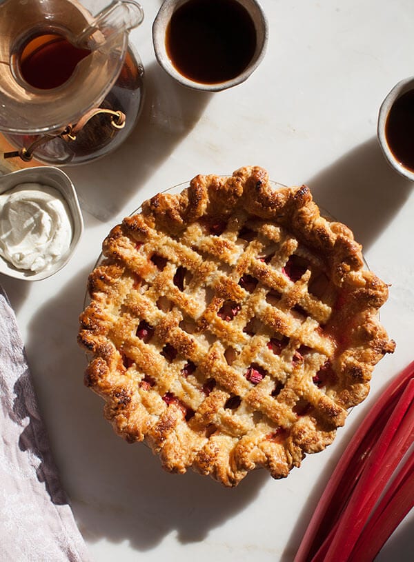 Rhubarb Apple Pie 